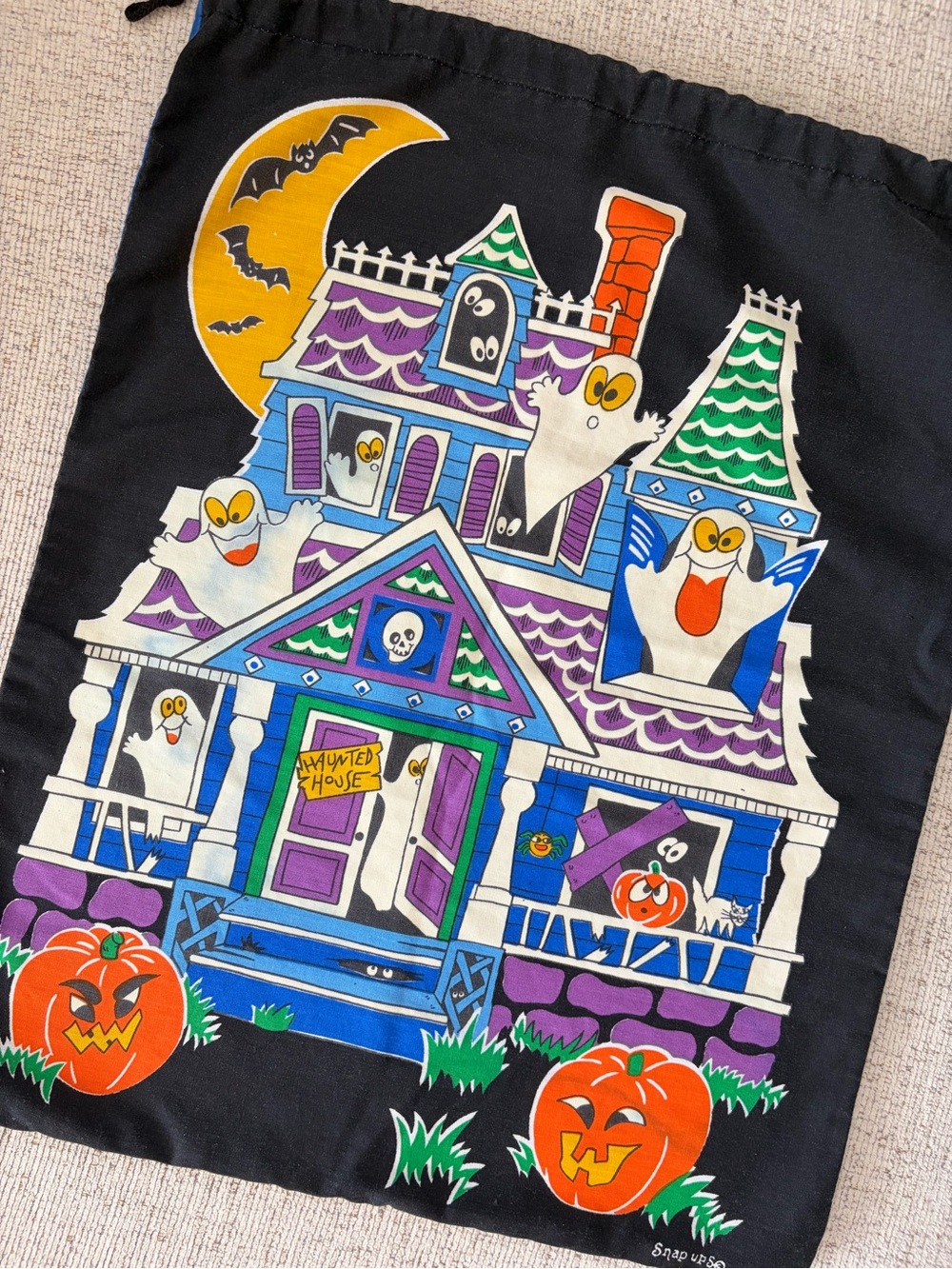 Vintage Halloween Trick-or-Treat Bag